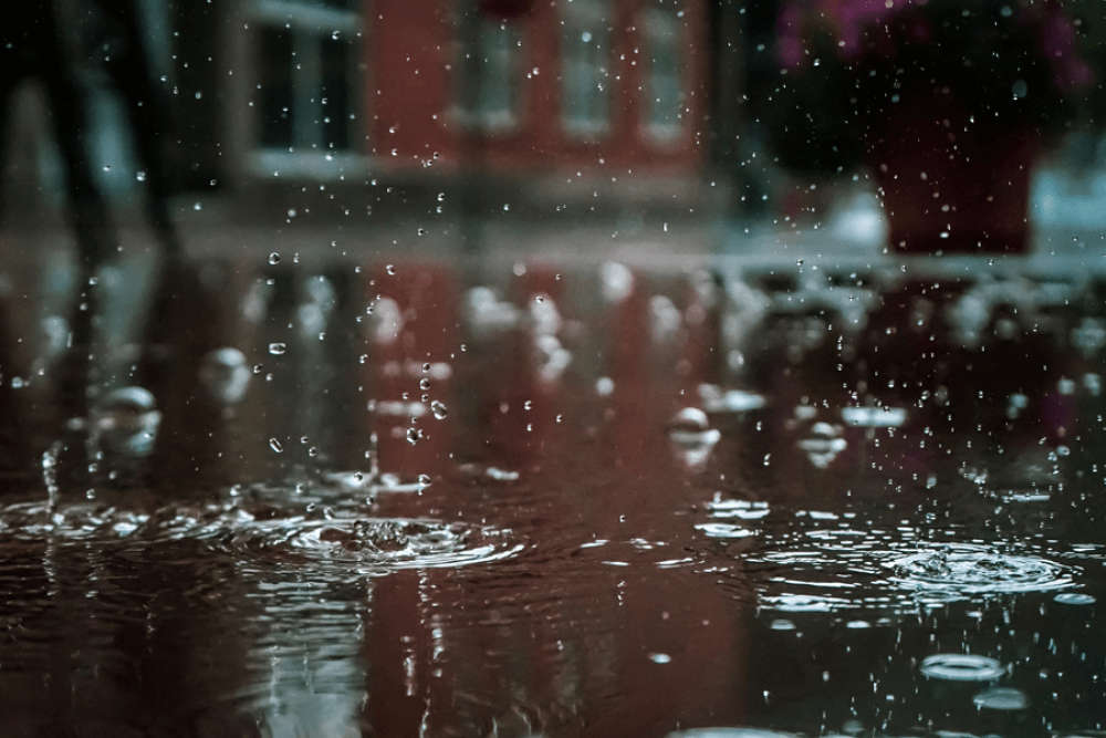 Regen Hochwasser