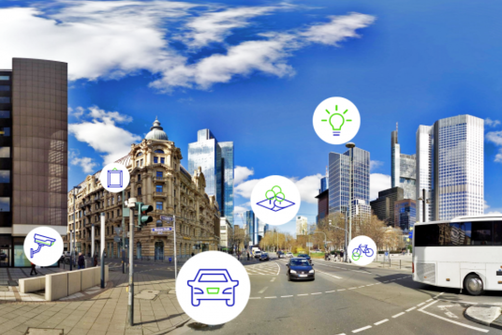 Smart city Germany icons