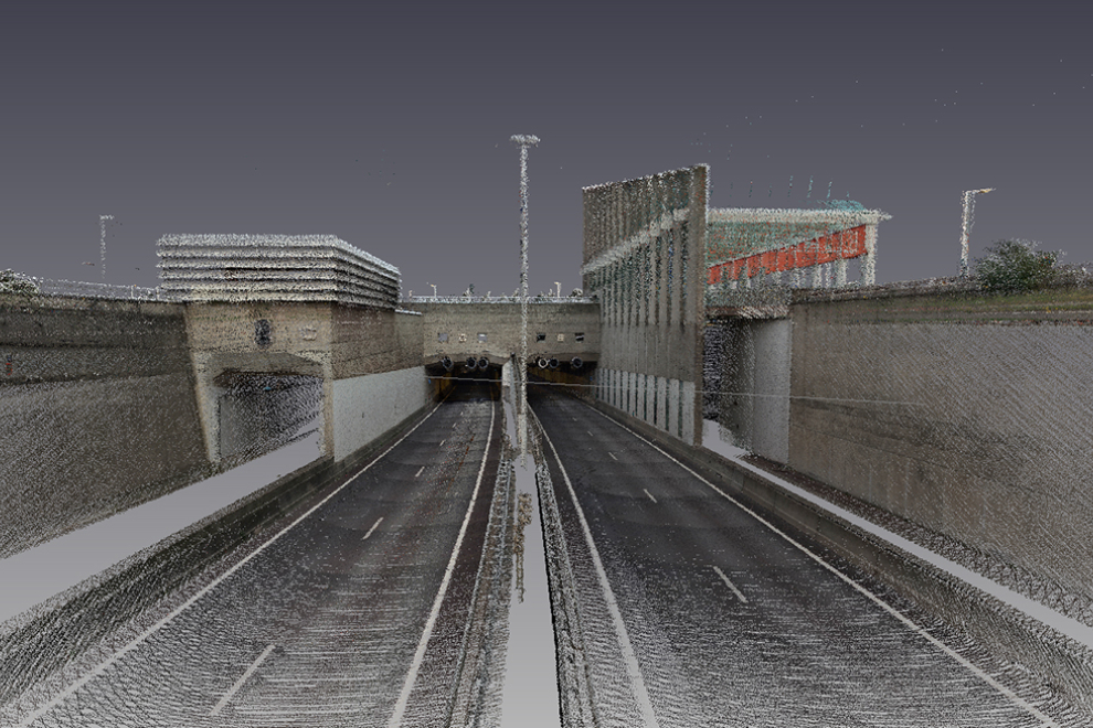LiDAR Point Cloud Beneluxtunnel